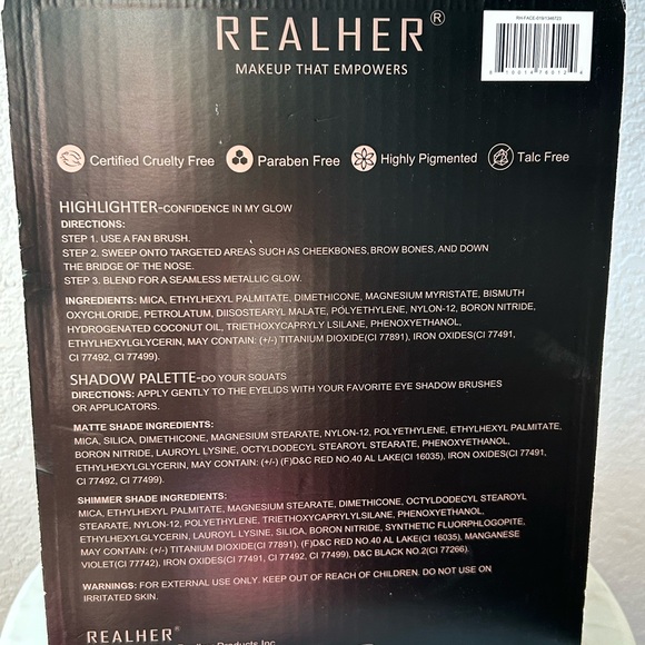 RealHer Confidence in My Glow Highlighter and Shadow Palette - Picture 2 of 2